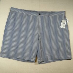 Tommy Bahama Isla Bay Stretch Casual Golf Shorts Men's SZ 54 Striped Gray NWT